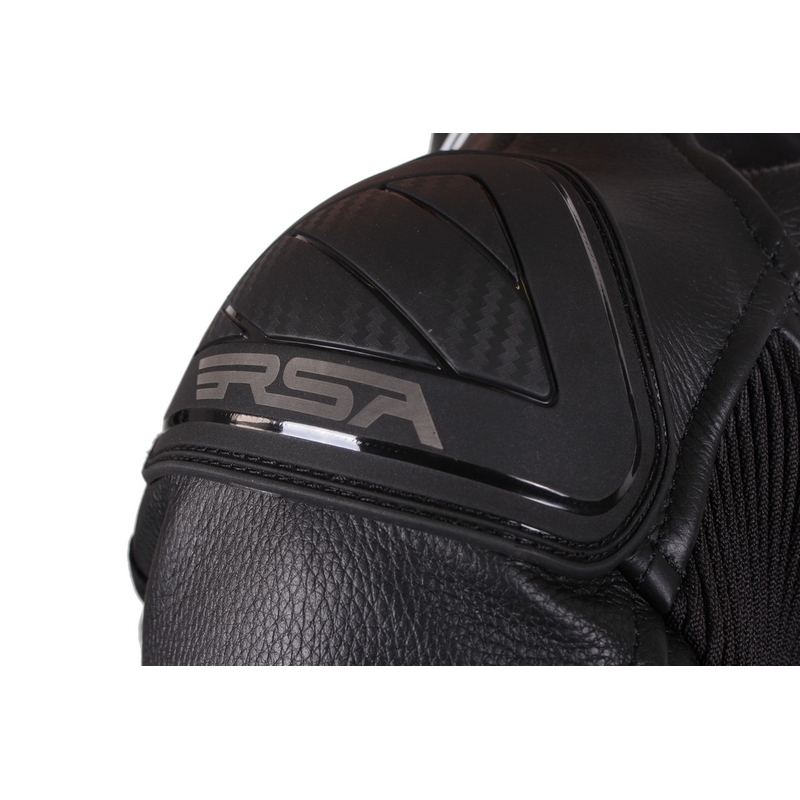 Damen Motorradjacke RSA Virus schwarz-weiß-fluo gelb Ausverkauf