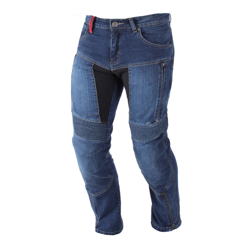 Ayrton 505 blaue Motorradjeans aus Kevlar