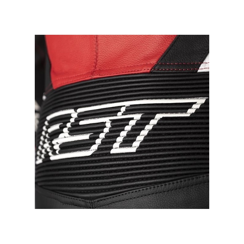 RST Tractech Evo 4 CE schwarz-weiß-rot einteiliger Motorradanzug Ausverkauf