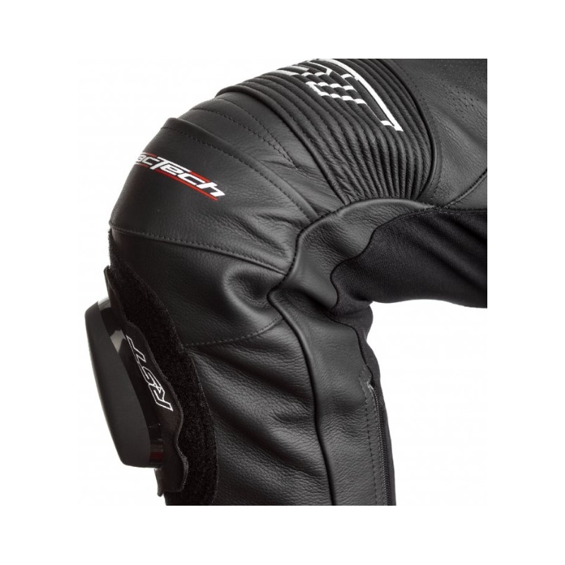 RST Tractech Evo 4 CE schwarz-weiß-grüner einteiliger Motorradanzug Ausverkauf
