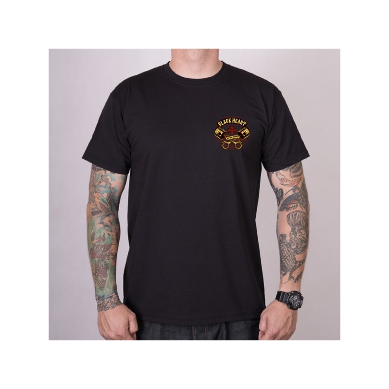 Herren-T-Shirt Schwarzes Herz Hell Boy