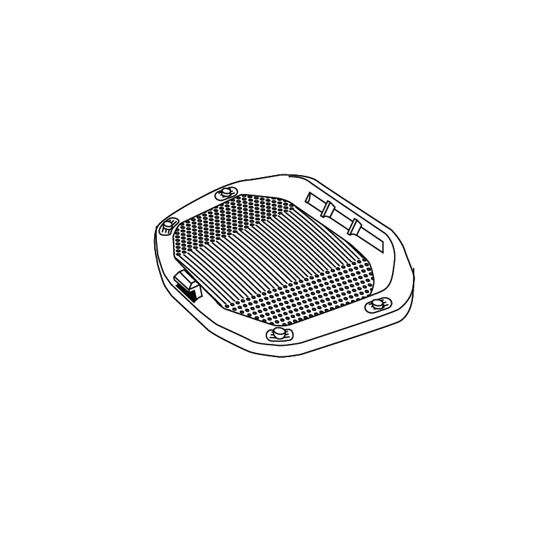 Top case plate SHAD für SH37
