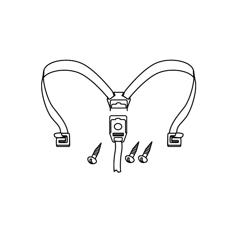 Securing straps SHAD für SH48