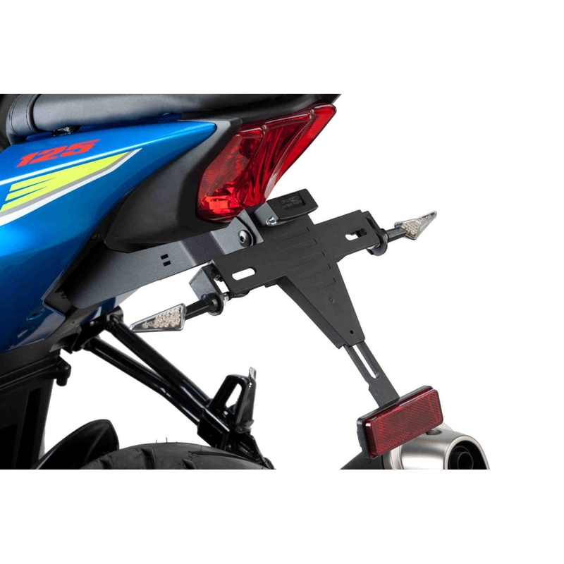 Adjustable license support PUIG schwarz
