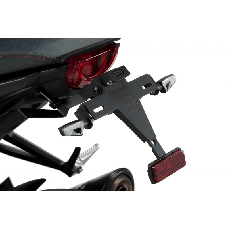 Adjustable license support PUIG schwarz