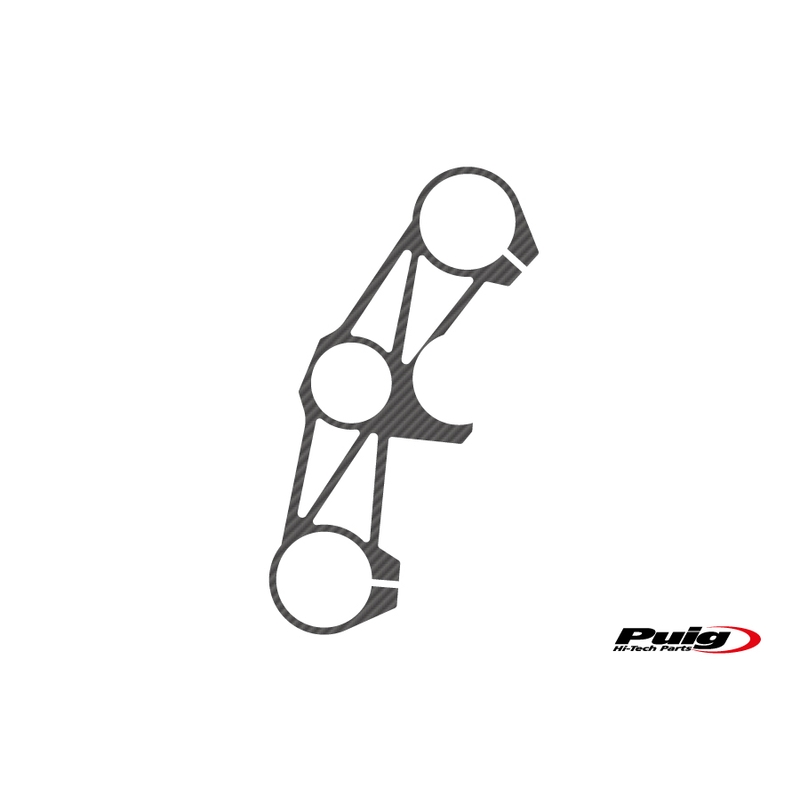 Yoke protector PUIG X-TREME carbon look für KAWASAKI ZX-6R 636 Ninja (2013<) 2013-2023