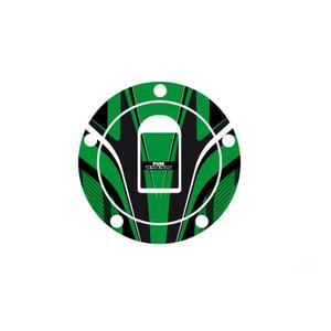 Fuel cap cover PUIG RADIKAL 6310V grün
