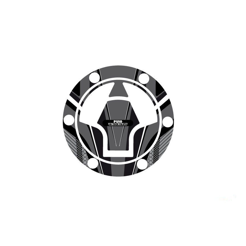 Fuel cap cover PUIG RADIKAL grau für KAWASAKI Z 300 2015-2017, KAWASAKI Ninja 250 SL 2015-2017
