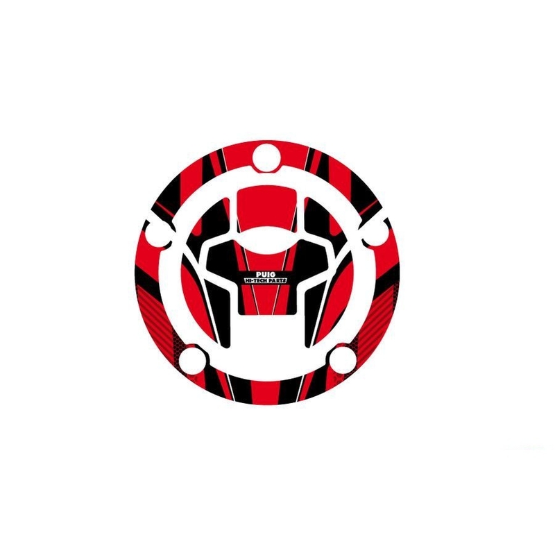 Fuel cap cover PUIG RADIKAL rot für SUZUKI DL 1000 V-STROM 2017-2018, SUZUKI GSX-R 1000 2017-2022