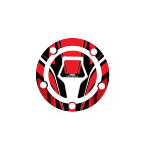 Fuel cap cover PUIG RADIKAL 9609R rot