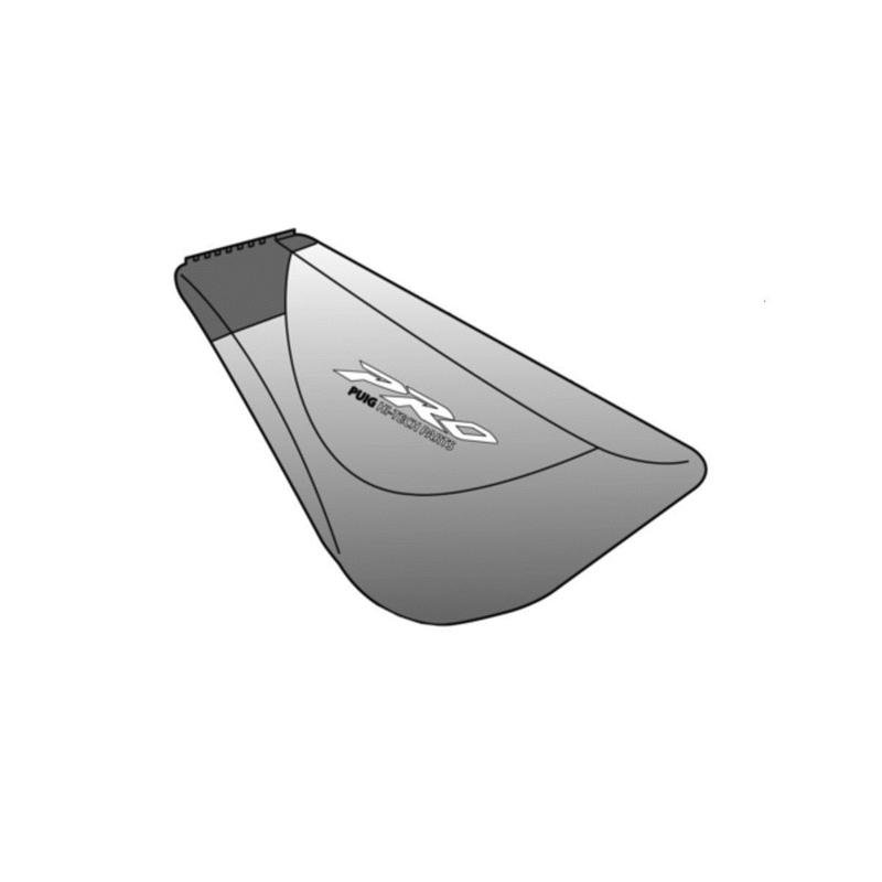 Spare rubber ends PUIG PRO silber