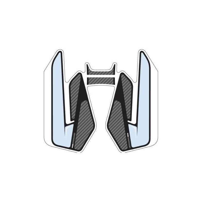 Tank Pad PUIG SPECIFIC carbon look mit Seitenteil