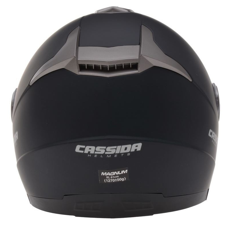 Cassida Magnum Motorradhelm schwarz matt