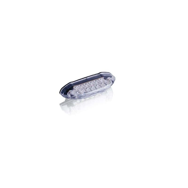 Bremslicht PUIG SHARK (80 x 20 mm) clear lens mit Kennzeichenbeleuchtung