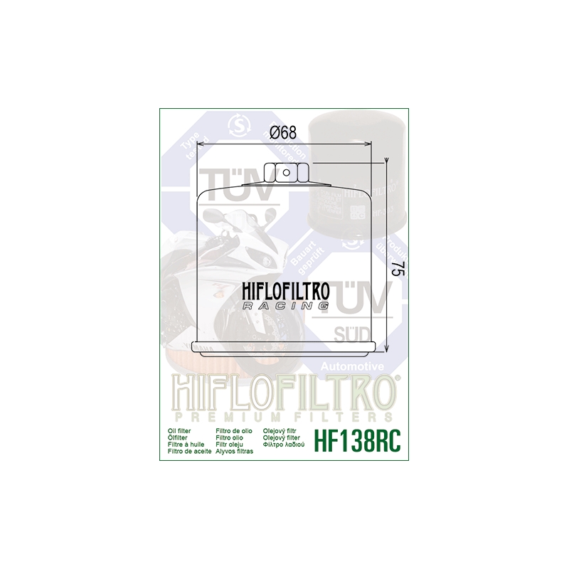 Ölfilter HIFLOFILTRO Racing
