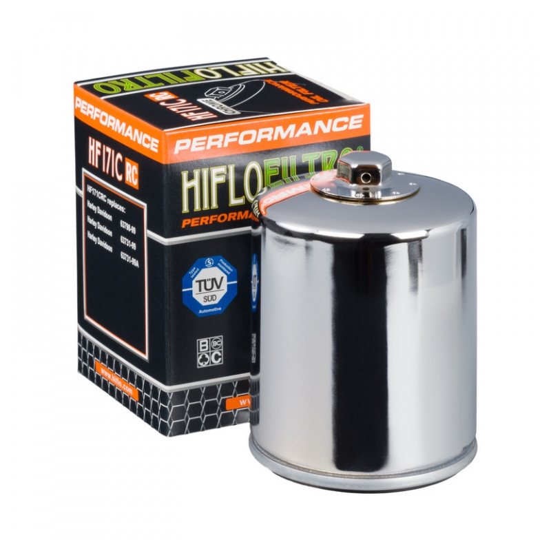Ölfilter HIFLOFILTRO Racing Chrom
