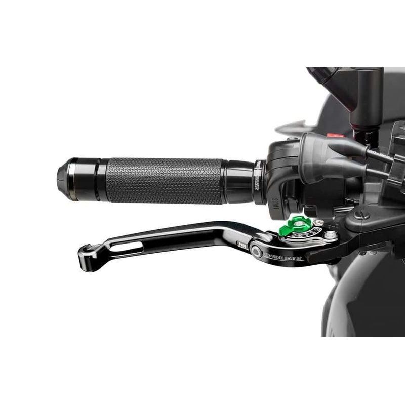 Bremsehebel ohne Adapter PUIG foldable schwarz/grün
