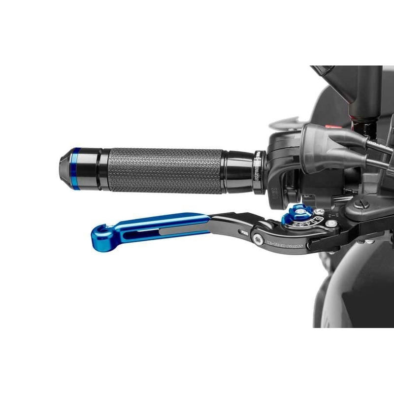 Bremsehebel ohne Adapter PUIG extendable folding blue/blue