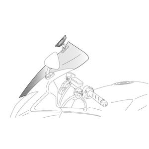 Windschutzscheibe PUIG TOURING WITH VISOR getönt