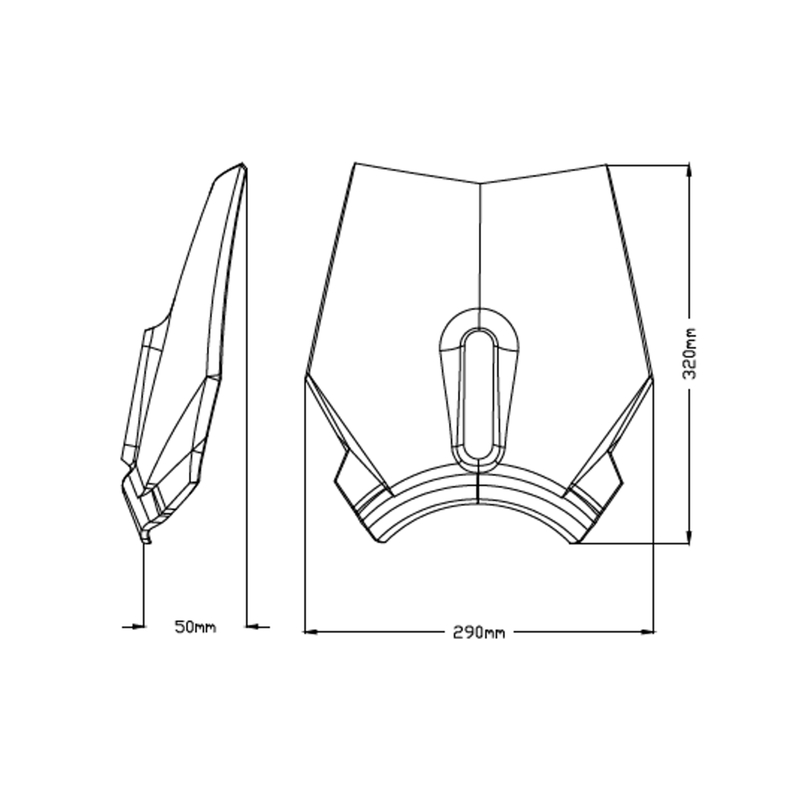Windschirm PUIG NEW GEN. SPORT transparent