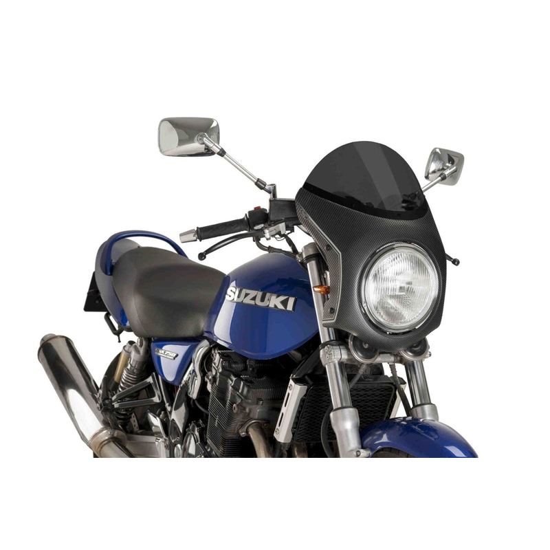 Windschirm UNI PUIG SEMI-FAIRING carbon look dunkel getönt
