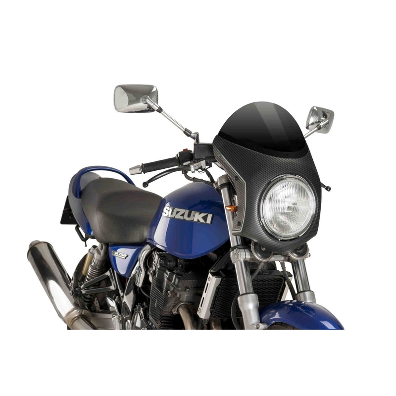 Windschirm UNI PUIG SEMI-FAIRING carbon look schwarz