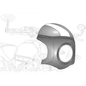 Windschirm PUIG RETROVISIONS 0547H carbon look getönt