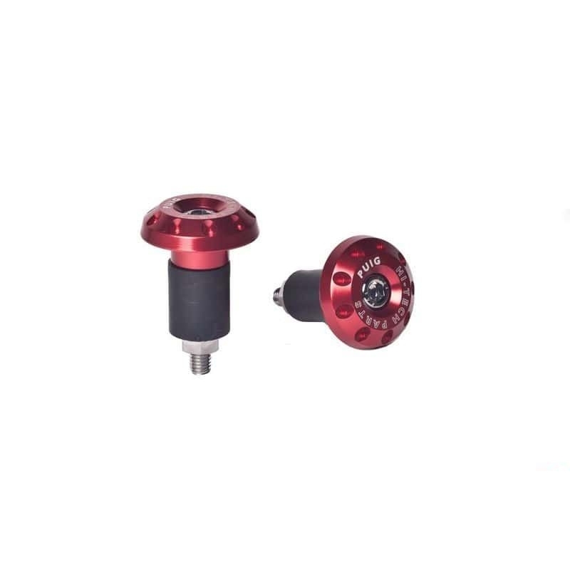 Universal bar ends PUIG RACE rot D 13-18mm