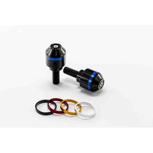 Bar ends PUIG SHORT WITH RING 8019N colour rings included