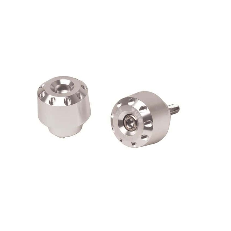 Bar ends PUIG SHORT silber