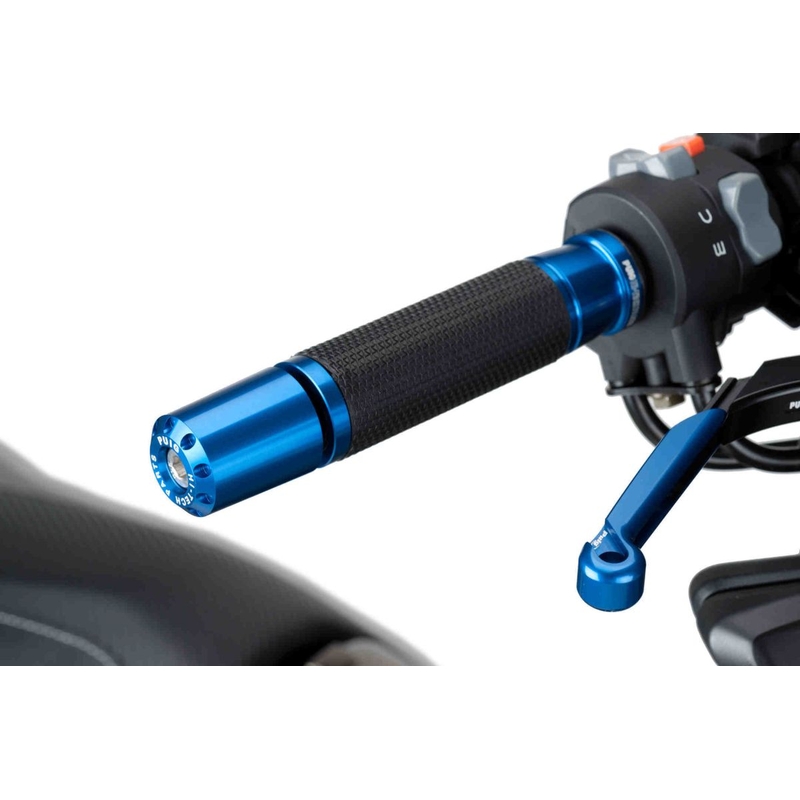 Bar ends PUIG LONG blau für KYMCO AK 550 Premium 2024
