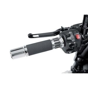 Handgriffe PUIG RACING 8188P silber 123mm