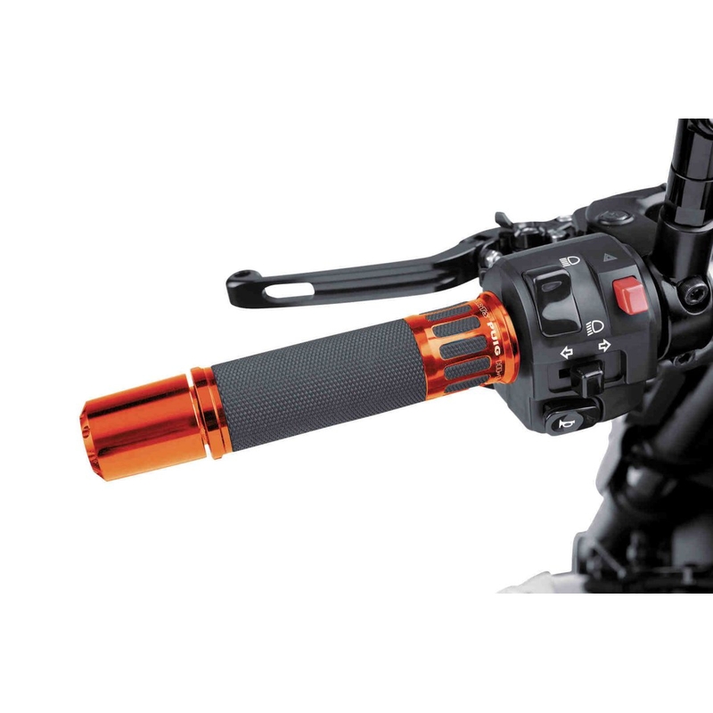 Handgriffe PUIG RACING orange 123mm