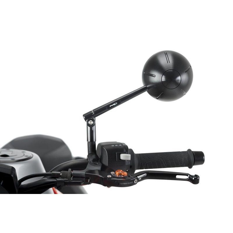 Spiegel PUIG RETRO schwarz links