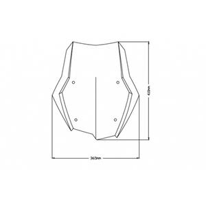Windschutzscheibe PUIG TOURING 3769W clear Ausverkauf