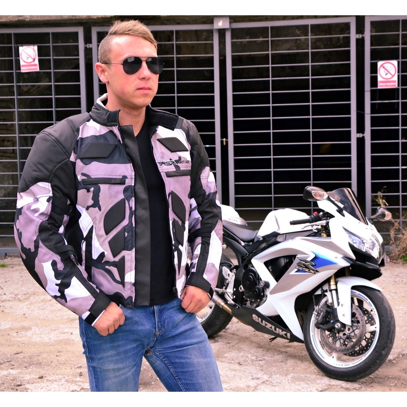 RSA Camuflage Motorradjacke Ausverkauf