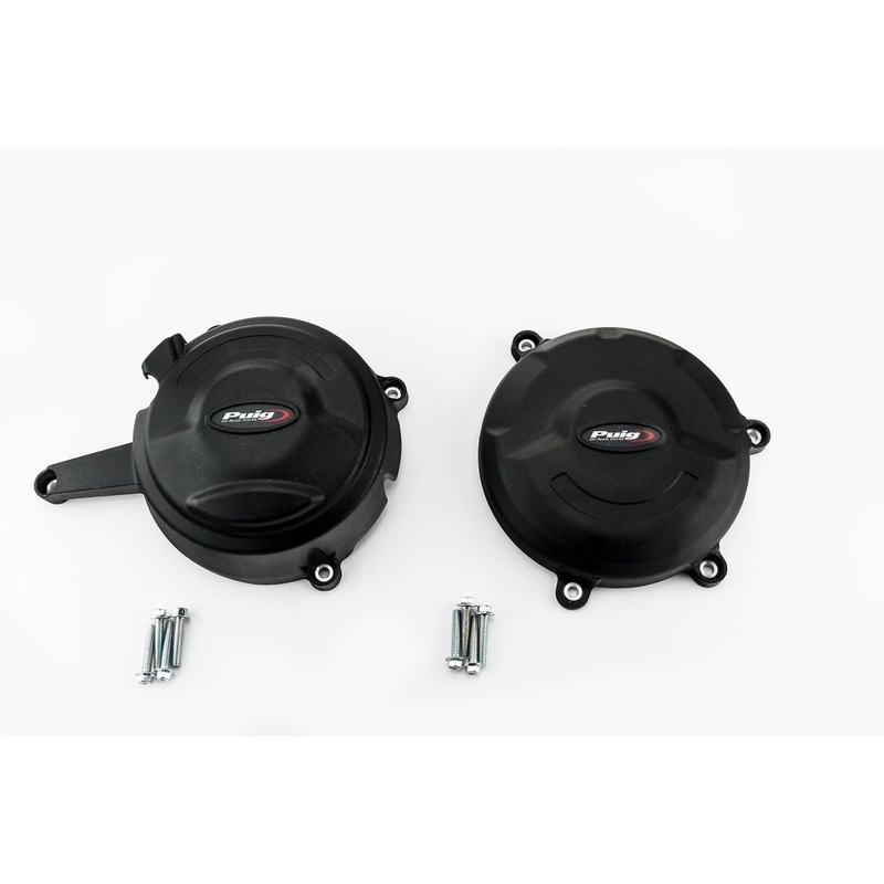 Motor-Schutzabdeckungen PUIG schwarz Abdeckung re. und li. inkl für DUCATI 1199 Panigale / R / S 2012-2015, DUCATI 1299 Panigale / S / R 2015-2017