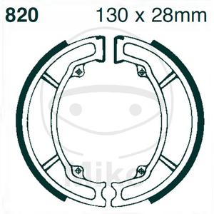 Brake shoe set EBC 820 excluding springs