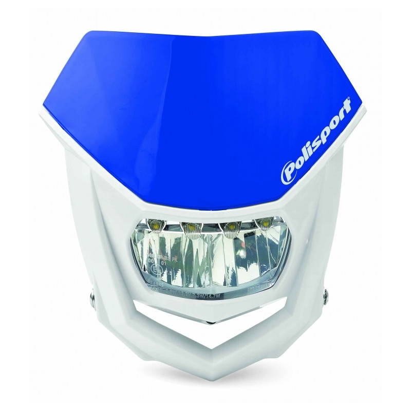 Maske mit Leuchte POLISPORT HALO LED blau Yam98