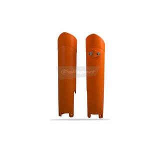 Fork guards POLISPORT 8398500001 (pair) orange KTM