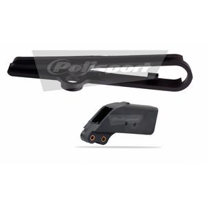 Chain guide / slider / sliding piece kit POLISPORT schwarz