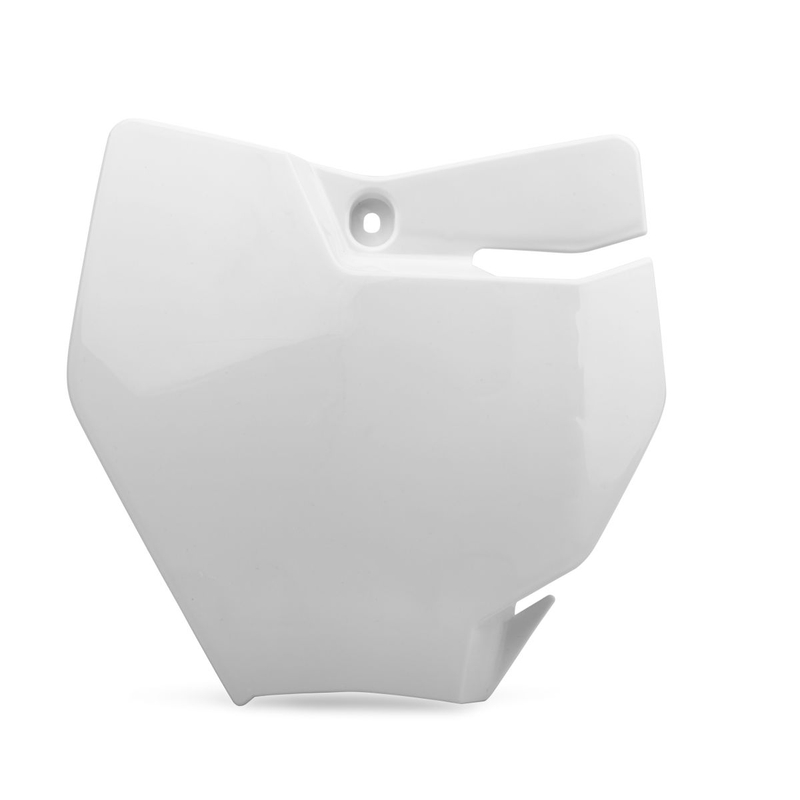 Number plate POLISPORT weiß für KTM SX 65 2016-2023