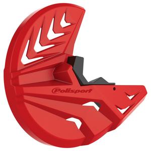 Disc & bottom fork protector POLISPORT PERFORMANCE 8155600003 rot/schwarz