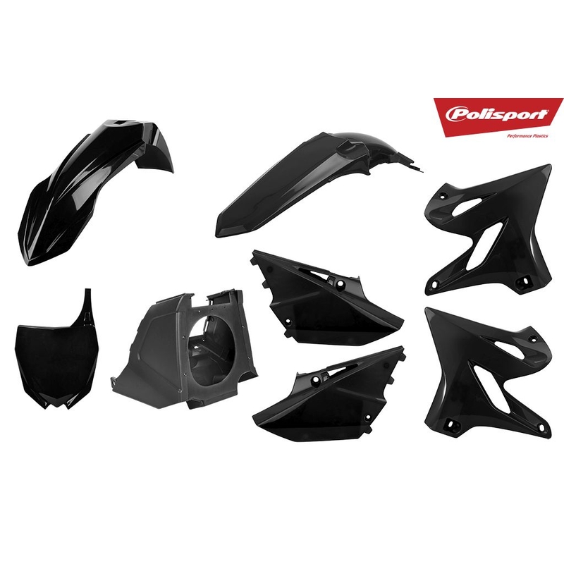 Satz Kunststoffteile POLISPORT restyling schwarz
