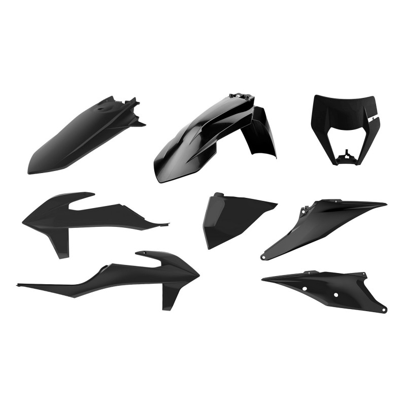 Satz Kunststoffteile POLISPORT schwarz