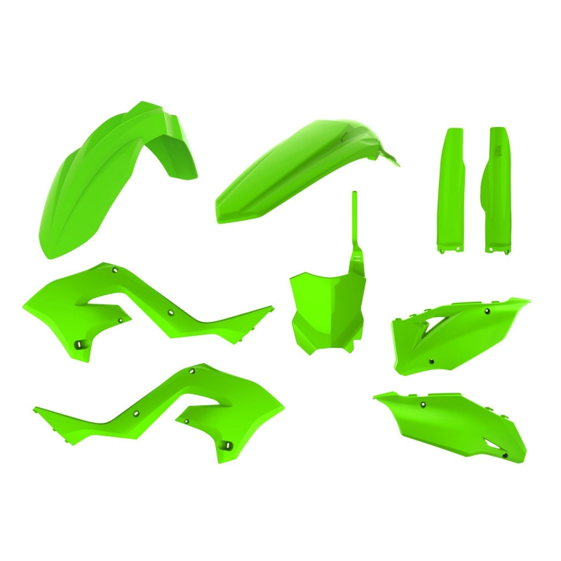 Satz Kunststoffteile POLISPORT restyling lime green