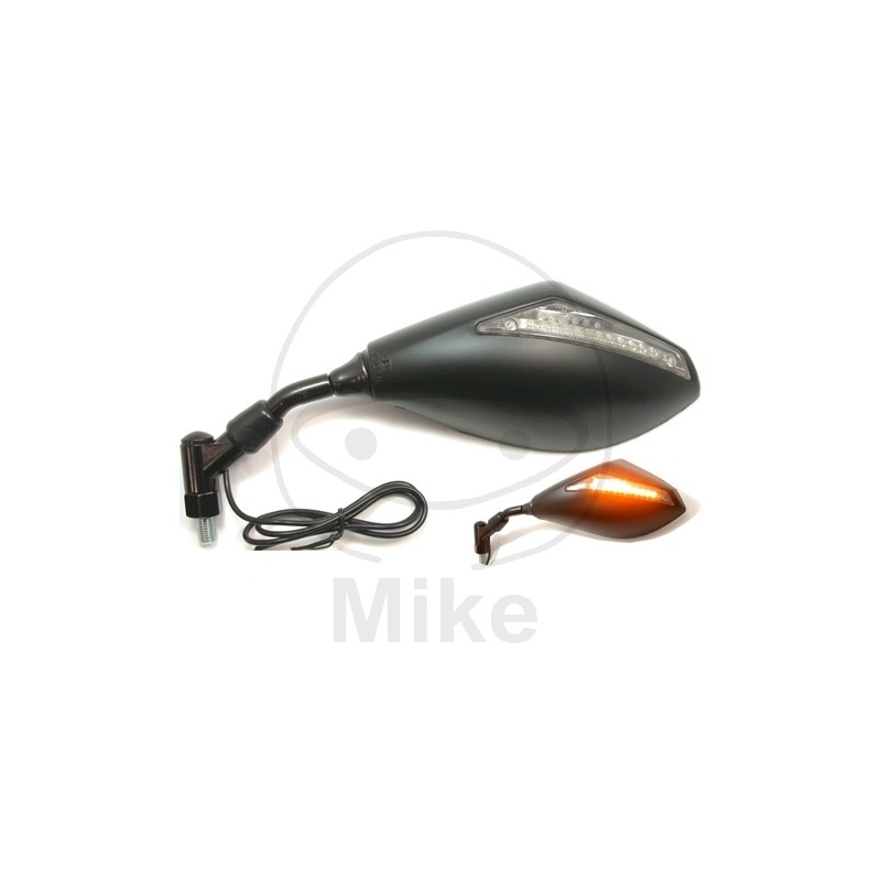 Rückspiegel mit integrierten Blinker JMT schwarz links