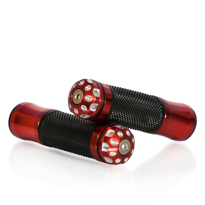 Handgriffe mit Metallteilen MOTION STUFF PREMIUM rot