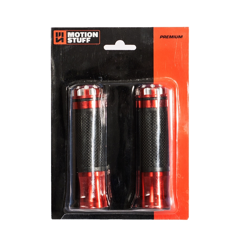 Handgriffe mit Metallteilen MOTION STUFF PREMIUM rot