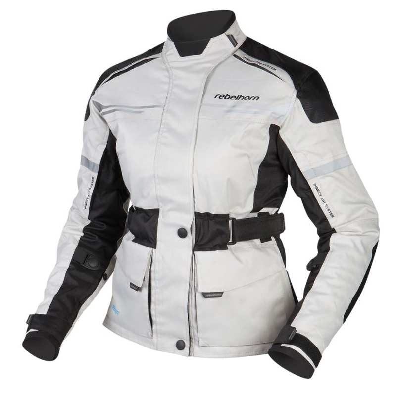 Moto Jacke Rebelhorn Vuelta grau-schwarz Ausverkauf